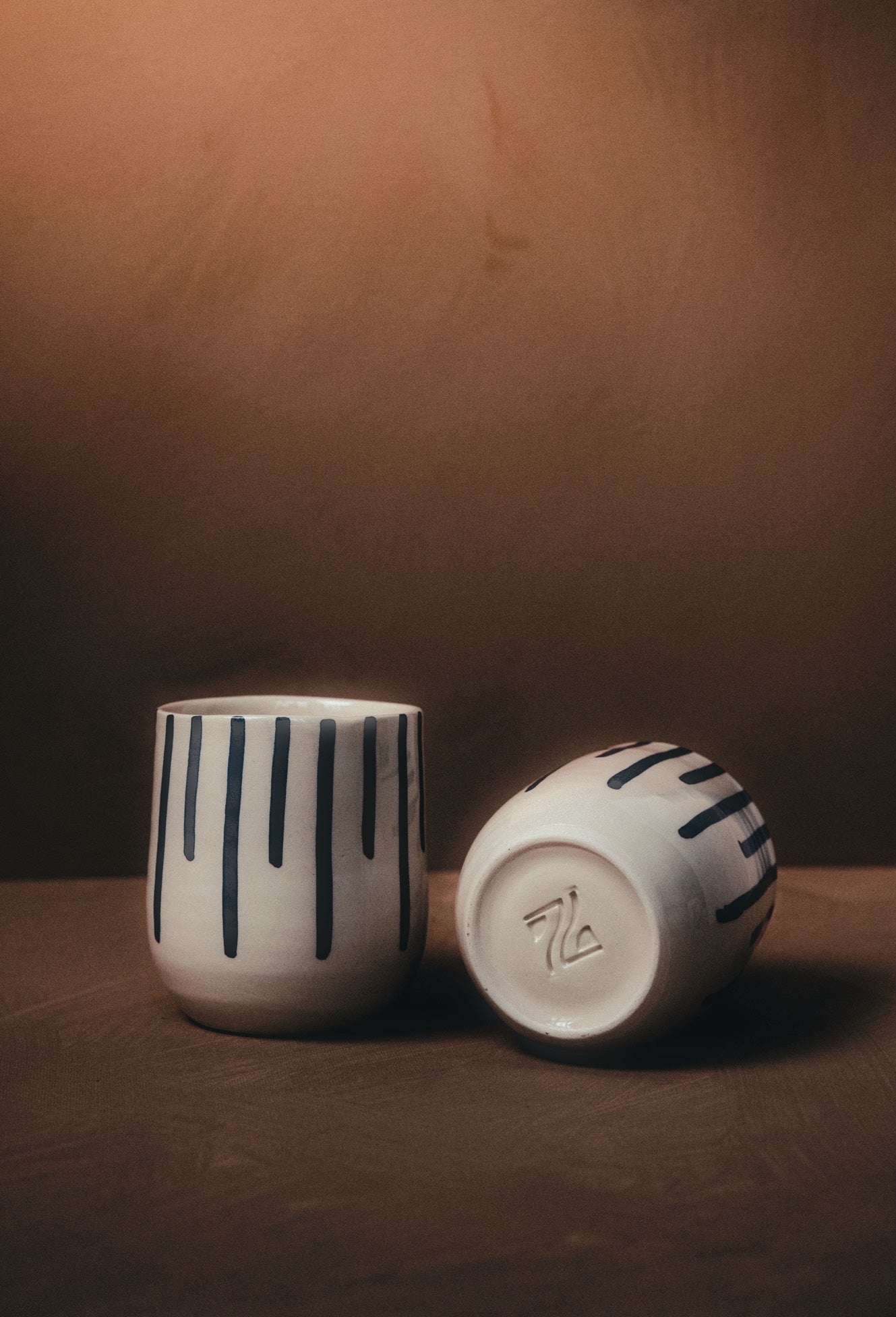 Set Fez - Platte und zwei Becher